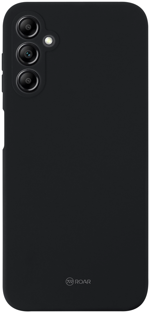 Samsung Galaxy A14 (SM-A145R) szilikon tok gyári ROAR kameravédővel fekete
