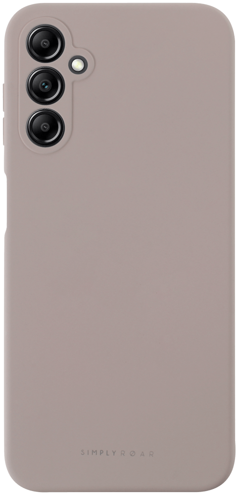 Samsung Galaxy A14 (SM-A145R) szilikon tok gyári ROAR kameravédővel púderszínű