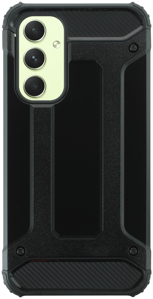 Samsung Galaxy A54 (SM-A546B) ütésálló tok légpárnás sarkas, hibrid Forcell Armor fekete