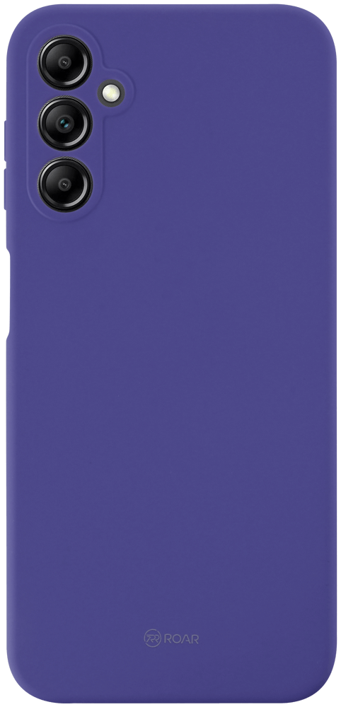 Samsung Galaxy A14 5G (SM-A146P) szilikon tok gyári ROAR kameravédővel lila
