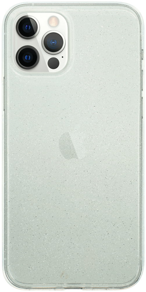 Apple iPhone 12 Pro Max szilikon tok csillogó átlátszó