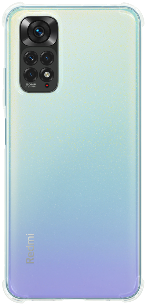 Xiaomi Redmi Note 11S szilikon tok légpárnás sarok kameravédővel átlátszó