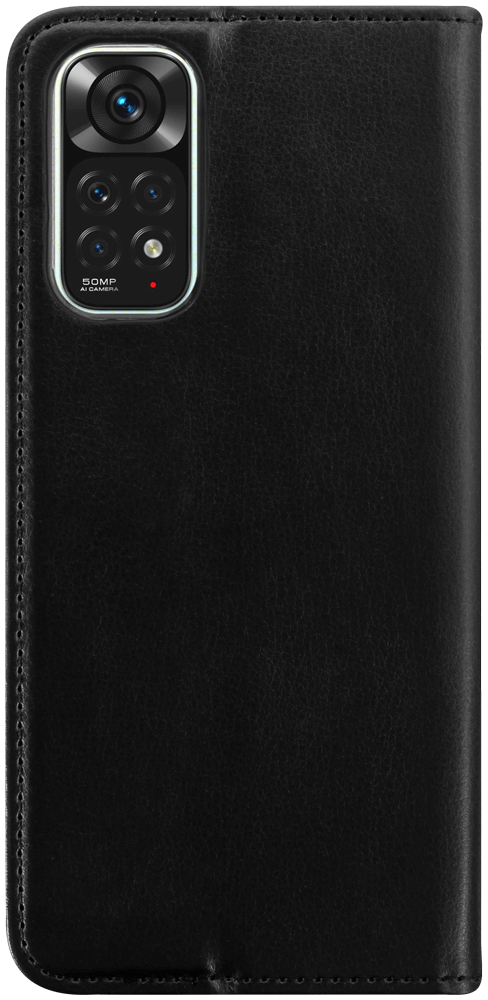 Xiaomi Redmi Note 11 oldalra nyíló flipes bőrtok asztali tartó funkciós fekete