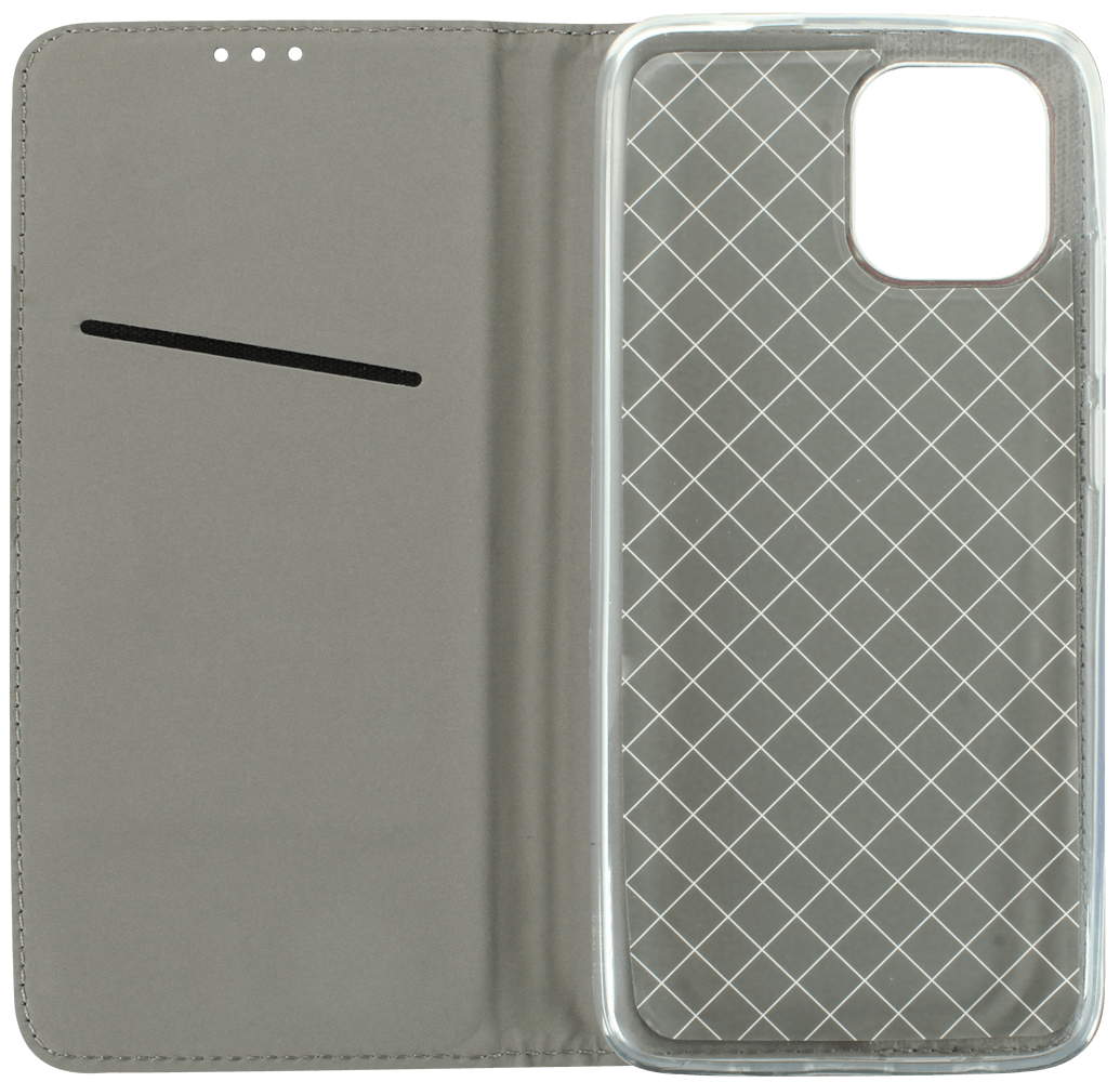 Xiaomi Redmi A1 oldalra nyíló flipes bőrtok asztali tartó funkciós sötétkék