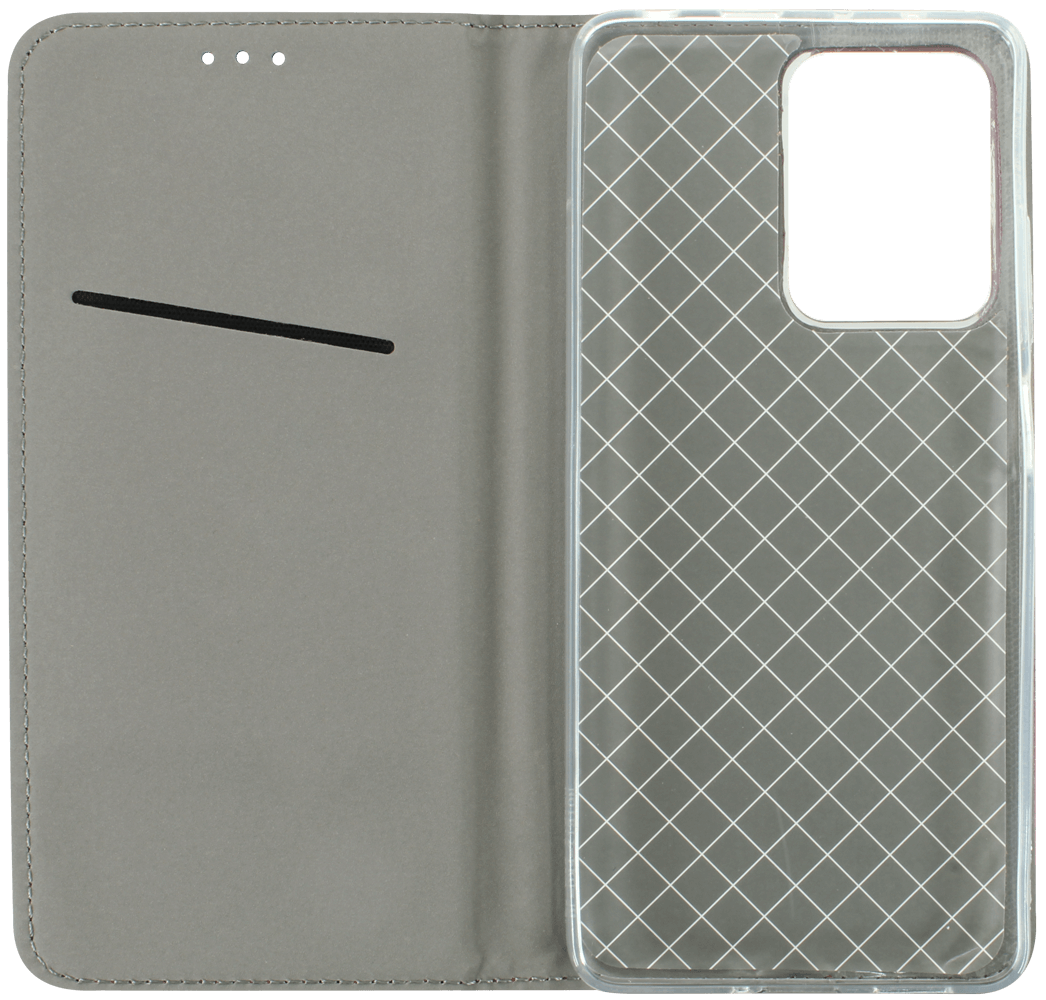 Xiaomi Redmi Note 12 Pro 5G oldalra nyíló flipes bőrtok asztali tartó funkciós sötétzöld