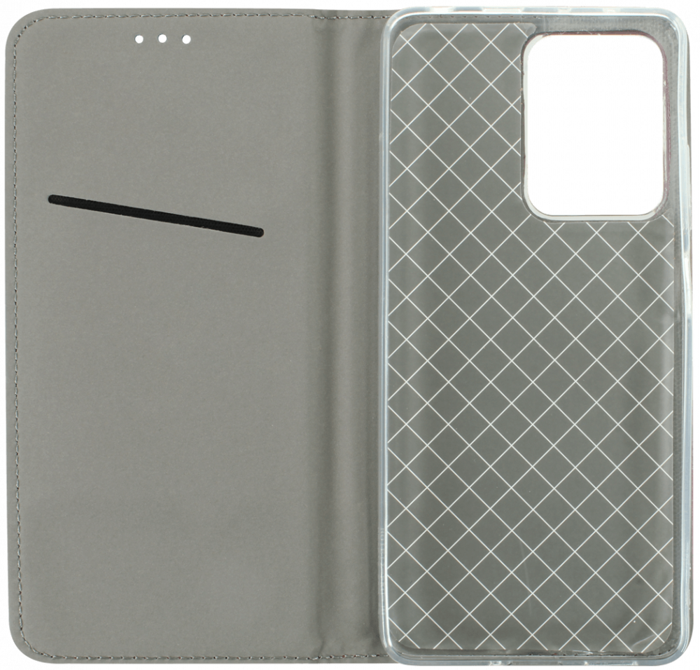 Xiaomi Poco X5 Pro oldalra nyíló flipes bőrtok asztali tartó funkciós bordó