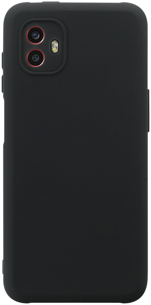 Samsung Galaxy Xcover6 Pro szilikon tok kameravédővel matt fekete