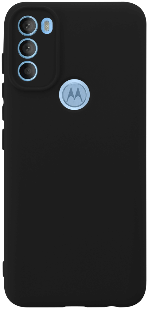 Motorola Moto G71 szilikon tok kameravédővel matt fekete