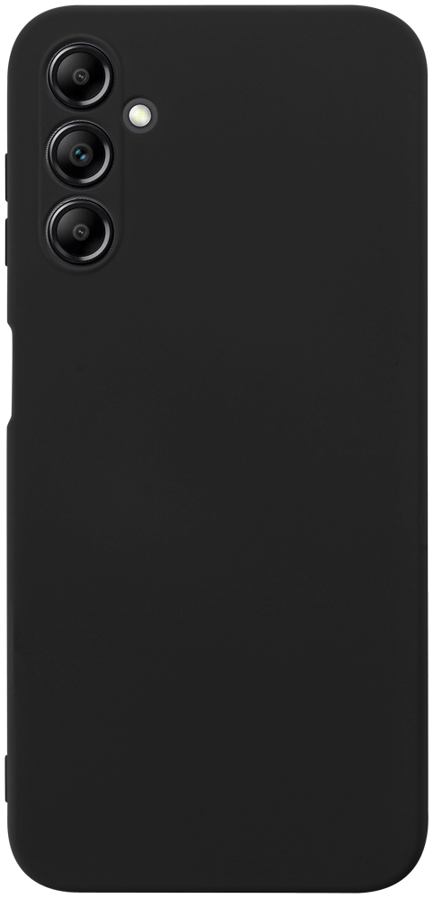 Samsung Galaxy A14 (SM-A145R) szilikon tok kameravédővel matt fekete