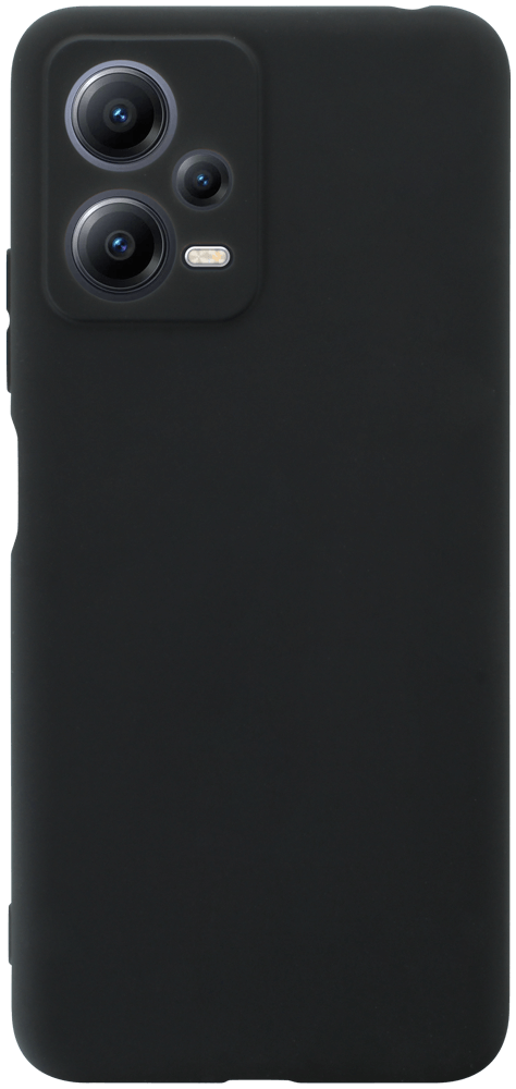 Xiaomi Poco X5 szilikon tok kameravédővel matt fekete