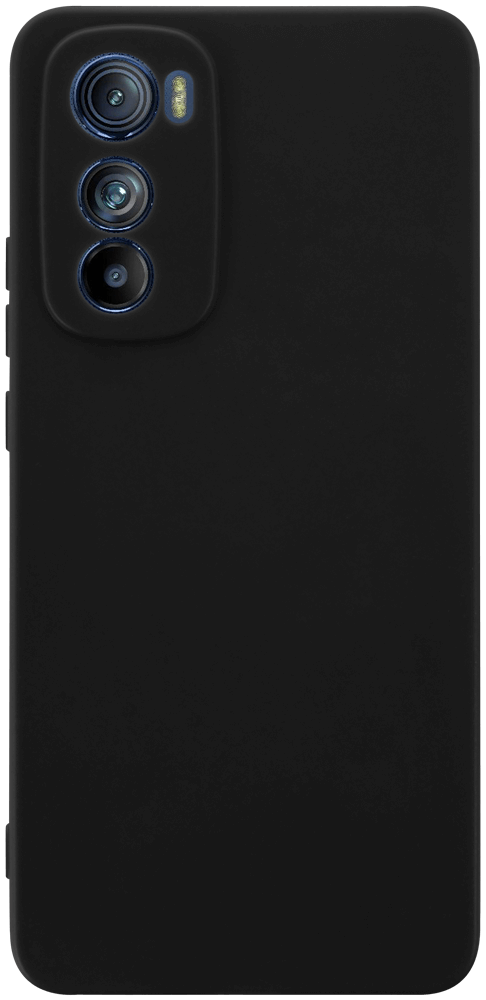 Motorola Edge 30 szilikon tok kameravédővel matt fekete