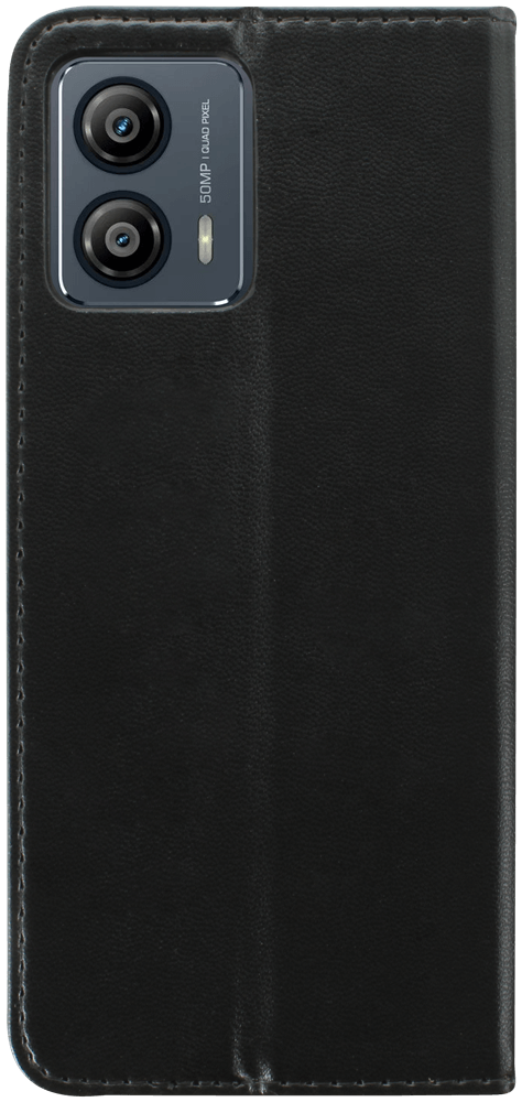 Motorola Moto G53 5G oldalra nyíló flipes bőrtok asztali tartó funkciós fekete