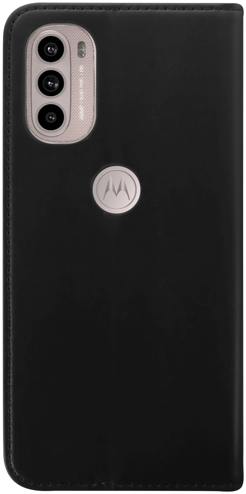 Motorola Moto G31 oldalra nyíló flipes bőrtok asztali tartó funkciós fekete