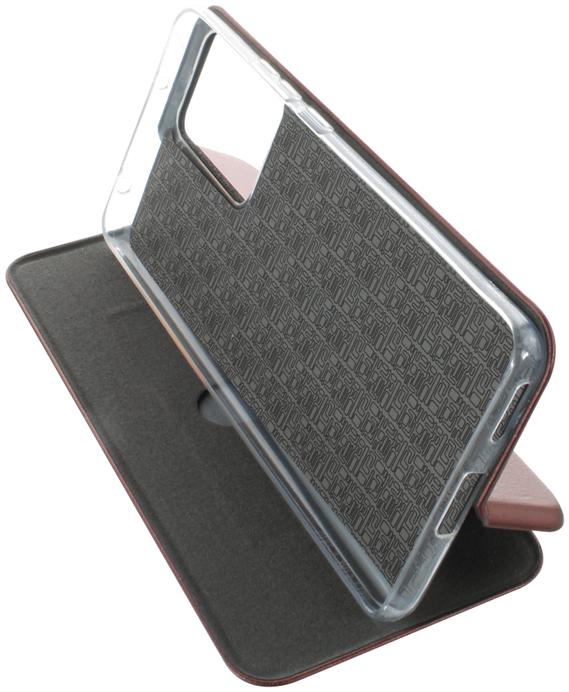 Xiaomi 13 Lite oldalra nyíló mágneses flipes bőrtok prémium minőség bordó