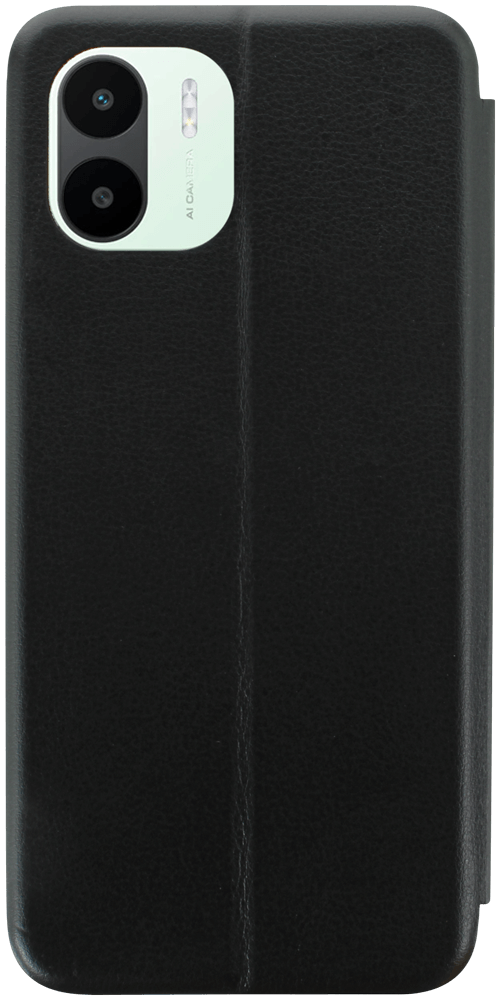 Xiaomi Redmi A1 oldalra nyíló mágneses flipes bőrtok prémium minőség fekete