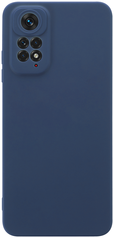 Xiaomi Redmi Note 11 szilikon tok kameravédővel matt sötétkék