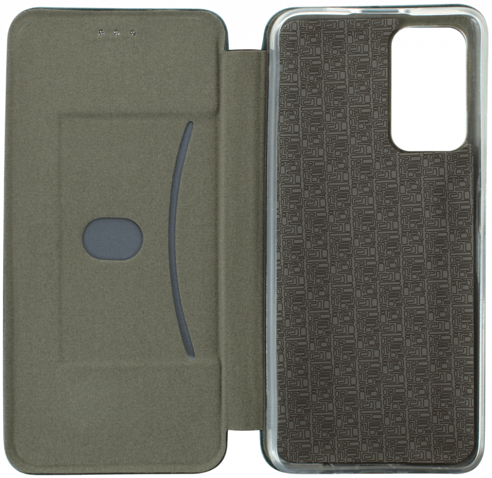 Xiaomi Poco M4 Pro 5G oldalra nyíló mágneses flipes bőrtok prémium minőség sötétzöld