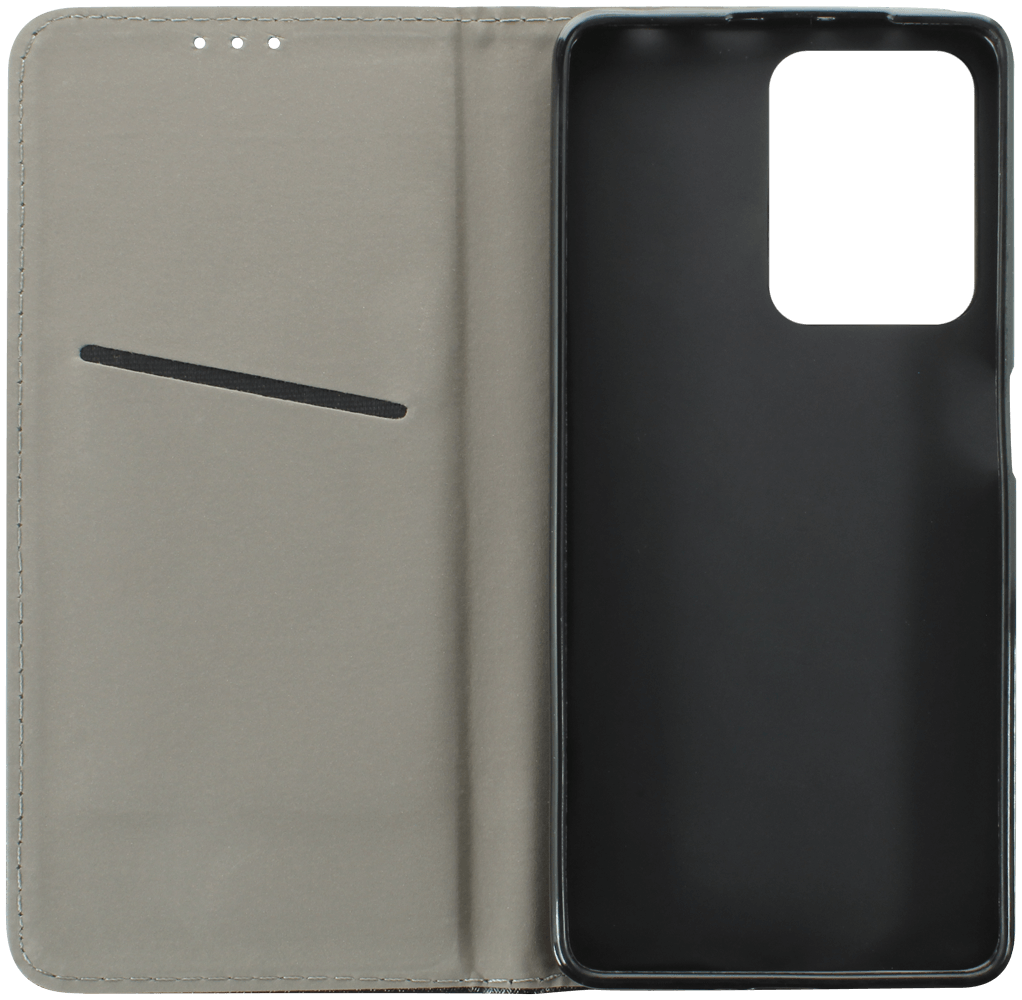 Xiaomi Redmi Note 12 Pro 5G oldalra nyíló flipes bőrtok rombusz mintás fekete