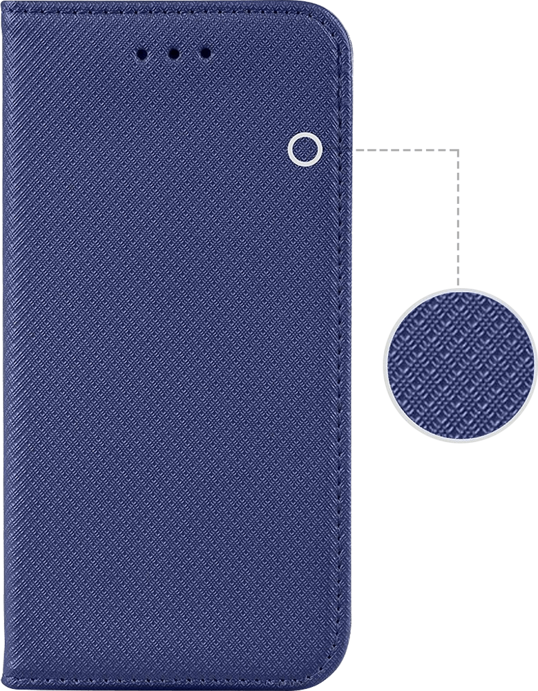 Xiaomi Poco M4 Pro oldalra nyíló flipes bőrtok rombusz mintás fekete