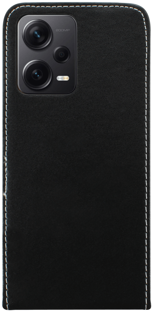 Xiaomi Redmi Note 12 Pro Plus 5G lenyíló flipes bőrtok fekete