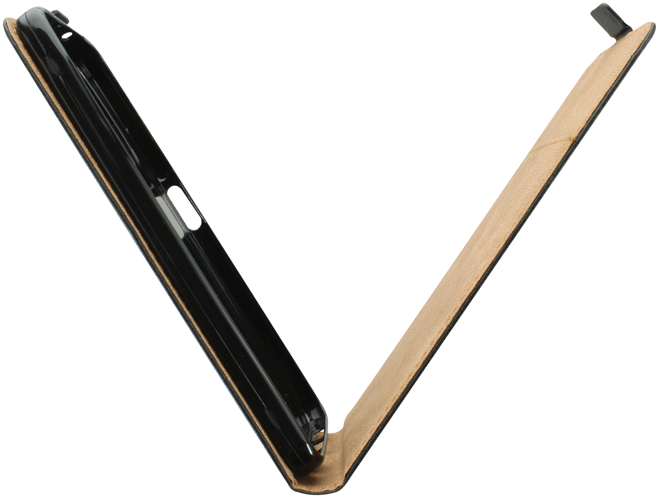Xiaomi Redmi Note 11 lenyíló flipes bőrtok fekete