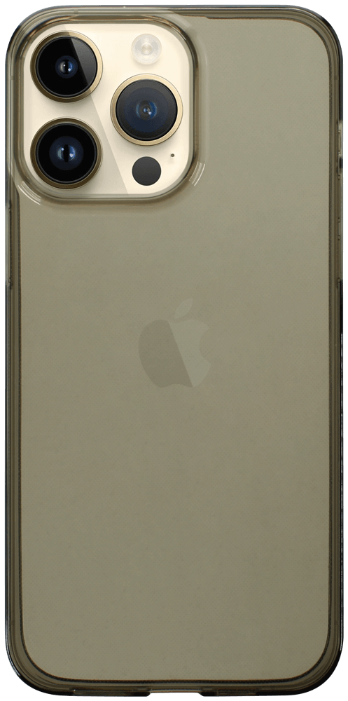 Apple iPhone 14 Pro Max szilikon tok átlátszó füstszínű