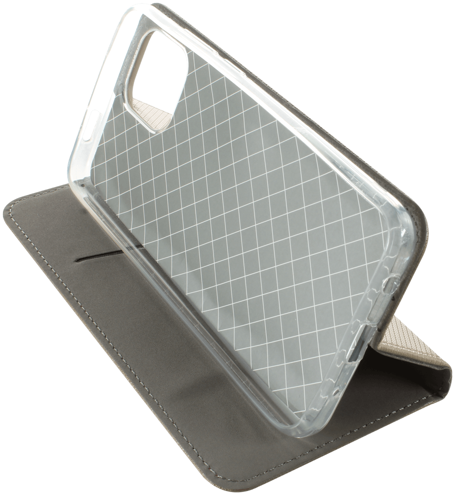 Xiaomi Redmi A1 oldalra nyíló flipes bőrtok rombusz mintás arany