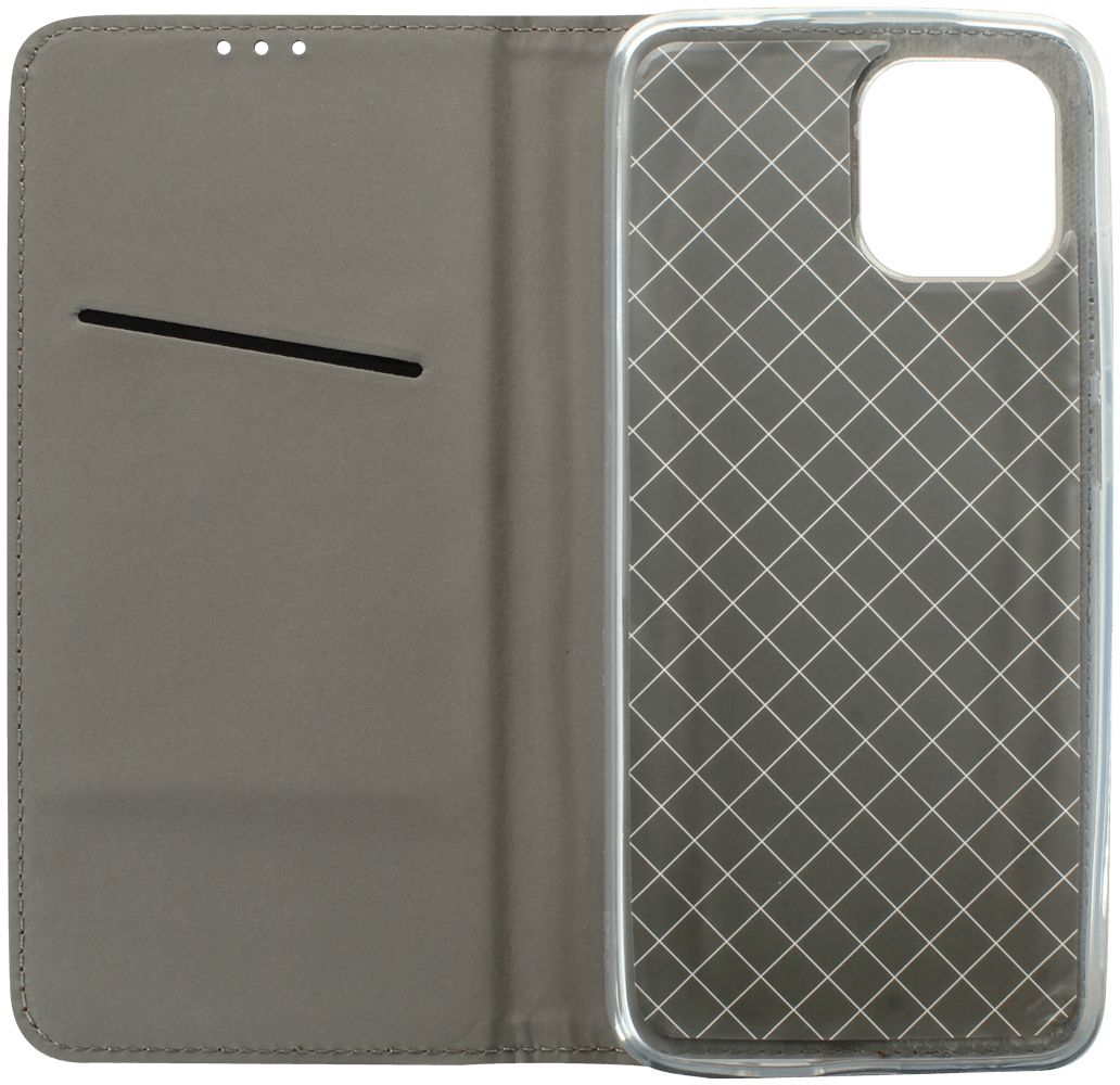 Xiaomi Redmi A1 oldalra nyíló flipes bőrtok rombusz mintás arany