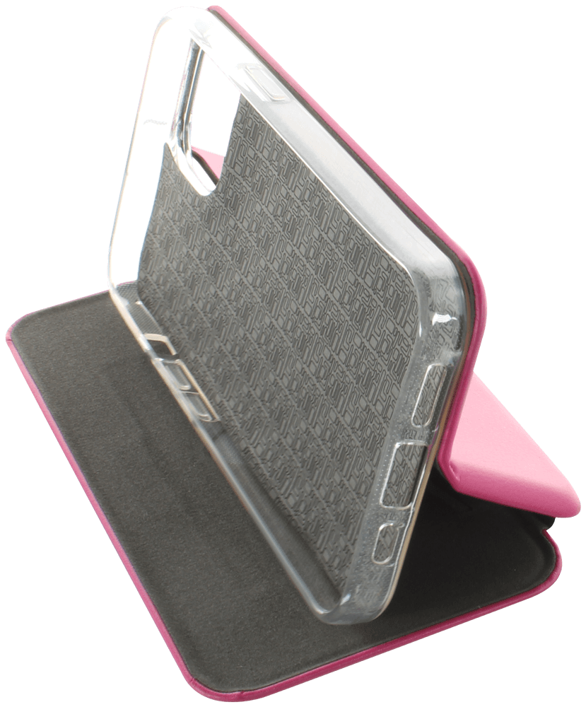 Apple iPhone 15 oldalra nyíló mágneses flipes bőrtok prémium minőség rózsaszín