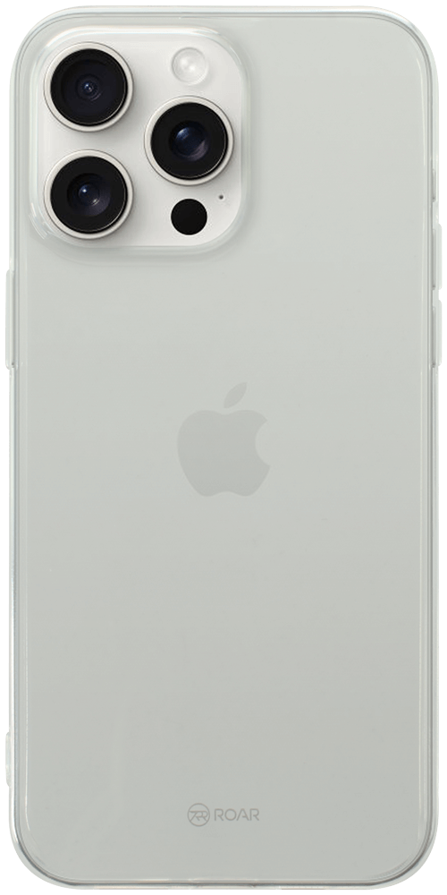 Apple iPhone 15 Pro Max szilikon tok gyári ROAR átlátszó