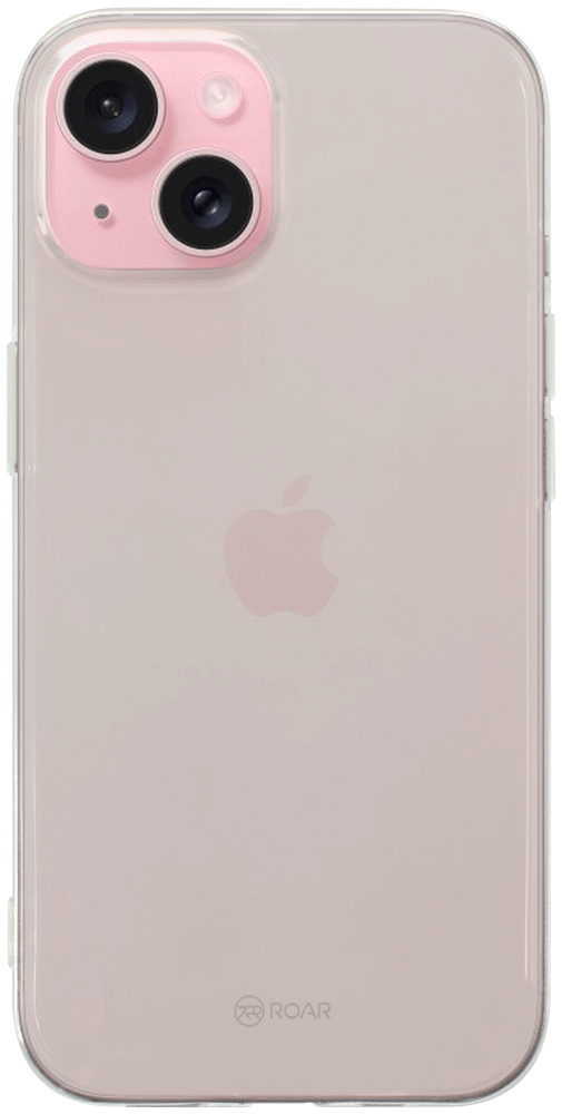 Apple iPhone 15 szilikon tok gyári ROAR átlátszó