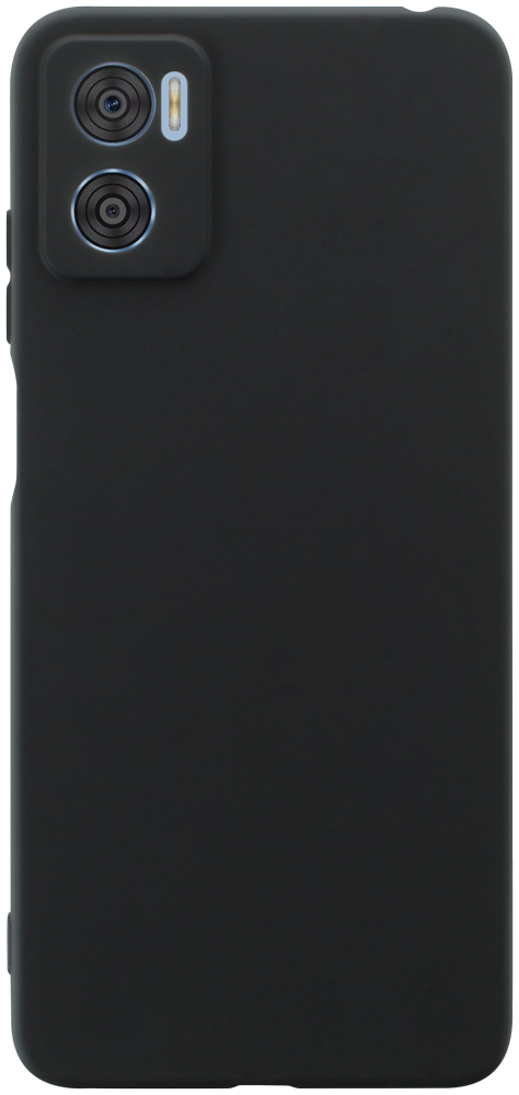 Motorola Moto E22 szilikon tok kameravédővel matt fekete