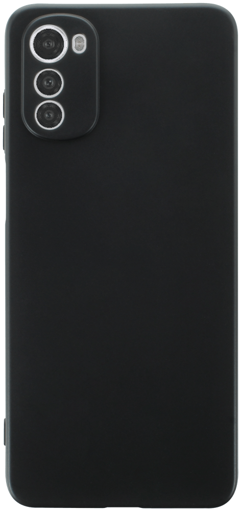 Motorola Moto E32s szilikon tok kameravédővel matt fekete