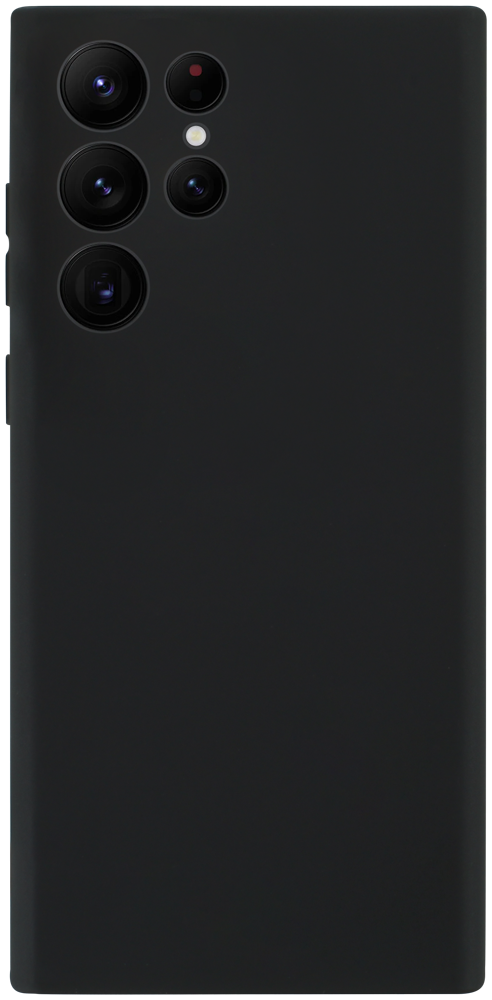 Samsung Galaxy S22 Ultra 5G (SM-S908B) szilikon tok kameravédővel matt fekete