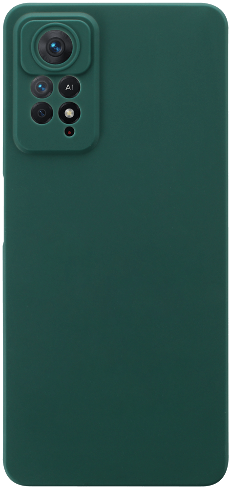 Xiaomi Redmi Note 11 Pro 5G szilikon tok kameravédővel matt sötétzöld