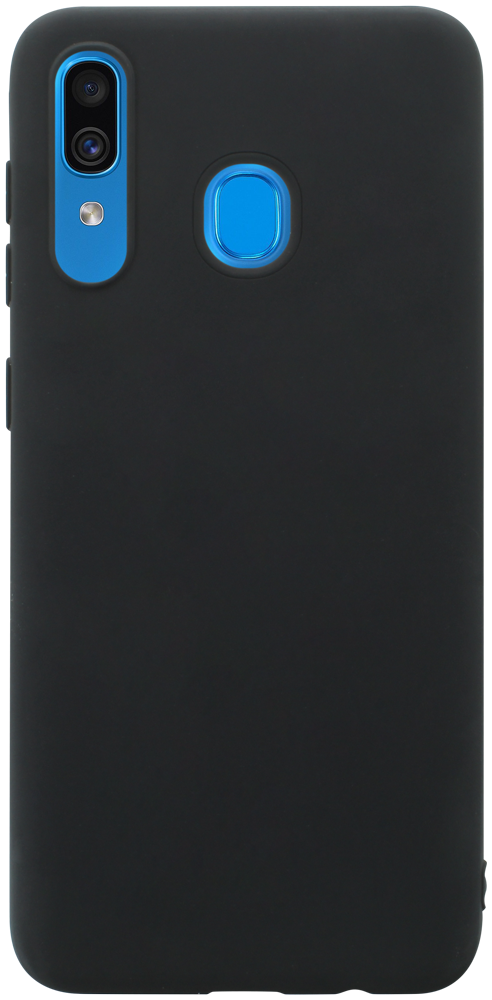 Samsung Galaxy A30 (SM-A305) szilikon tok matt fekete