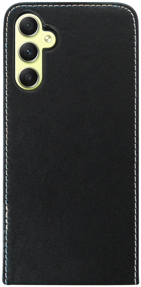 Samsung Galaxy A34 (SM-A346B) lenyíló flipes bőrtok fekete