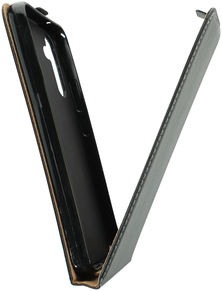 Samsung Galaxy A34 (SM-A346B) lenyíló flipes bőrtok fekete