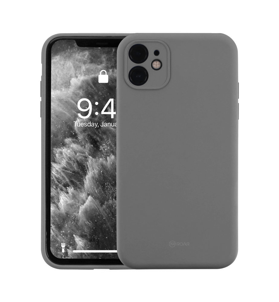 Samsung Galaxy S24 Plus (SM-S926B) szilikon tok gyári ROAR kameravédővel szürke