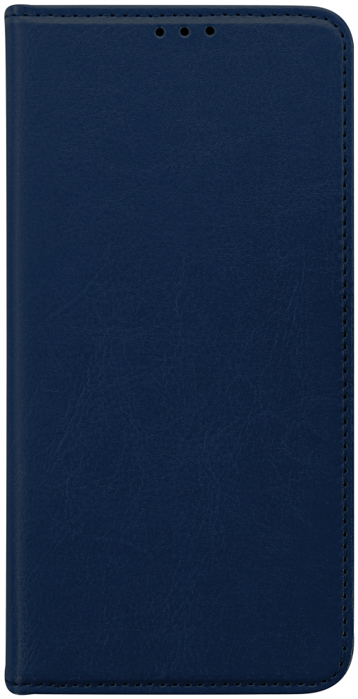 Samsung Galaxy A34 (SM-A346B) oldalra nyíló flipes bőrtok valódi bőr sötétkék