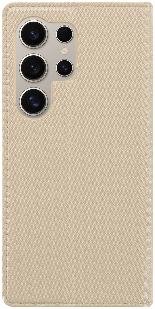 Samsung Galaxy S24 Ultra (SM-S928B) oldalra nyíló flipes bőrtok rombusz mintás arany