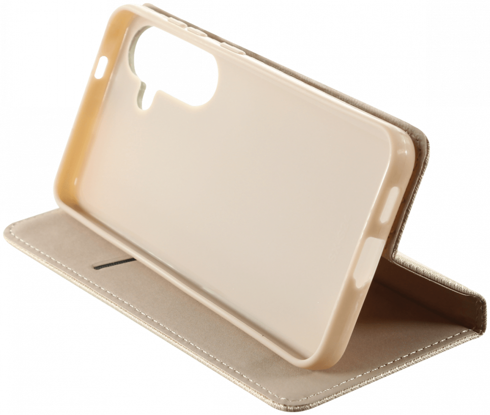 Samsung Galaxy S24 (SM-S921B) oldalra nyíló flipes bőrtok rombusz mintás arany