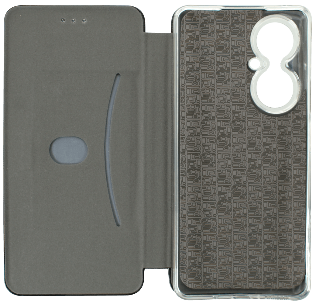 Huawei Nova 11i oldalra nyíló mágneses flipes bőrtok prémium minőség fekete