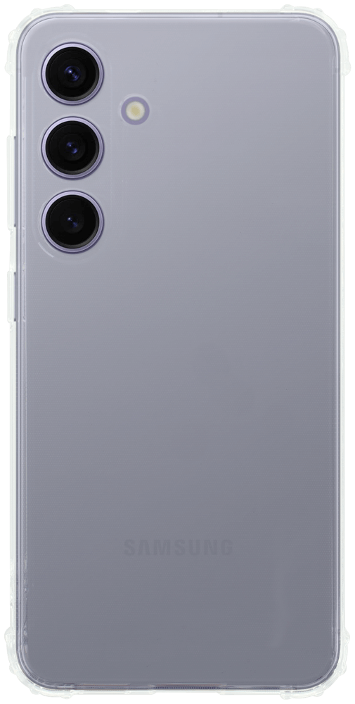 Samsung Galaxy S24 (SM-S921B) szilikon tok közepesen ütésálló légpárnás sarok kameravédővel átlátszó