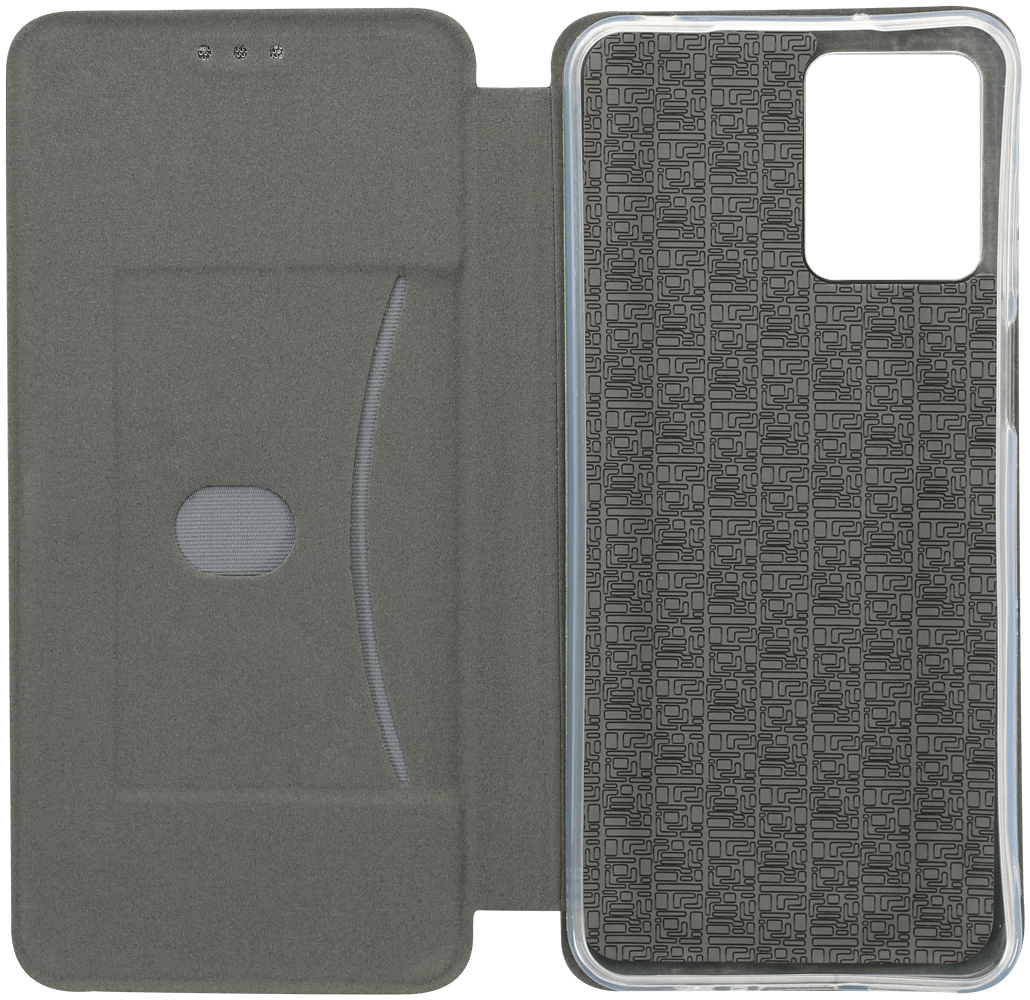 Motorola Moto G23 oldalra nyíló mágneses flipes bőrtok prémium minőség sötétkék