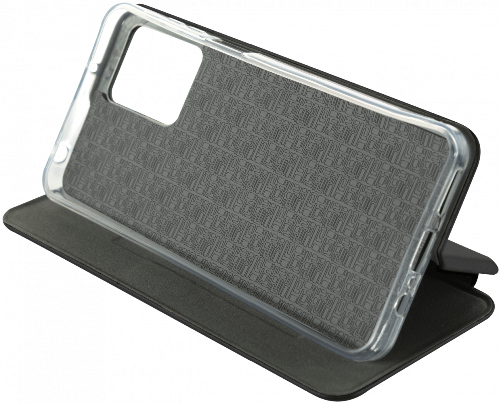 Motorola Moto G13 oldalra nyíló mágneses flipes bőrtok prémium minőség fekete