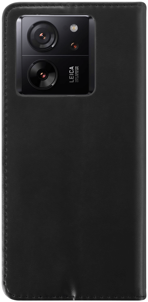 Xiaomi 13T Pro oldalra nyíló flipes bőrtok asztali tartó funkciós fekete