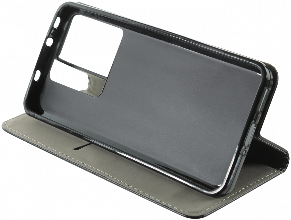 Xiaomi 13T Pro oldalra nyíló flipes bőrtok asztali tartó funkciós fekete