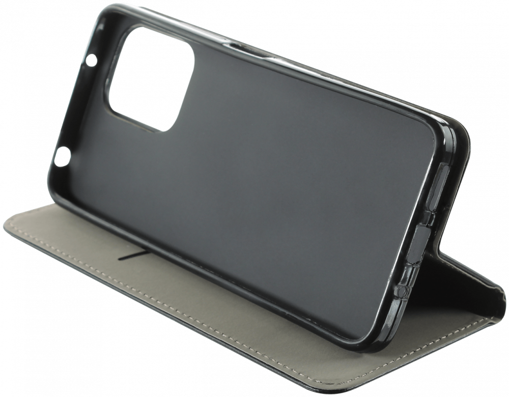 Xiaomi Redmi 12 oldalra nyíló flipes bőrtok asztali tartó funkciós fekete