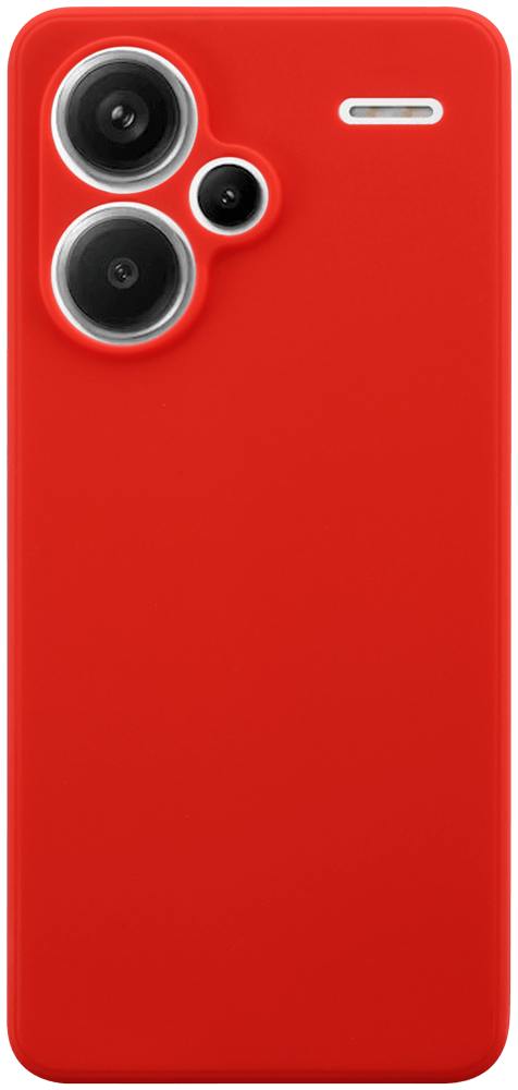 Xiaomi Redmi Note 13 Pro Plus 5G szilikon tok kameravédővel matt piros